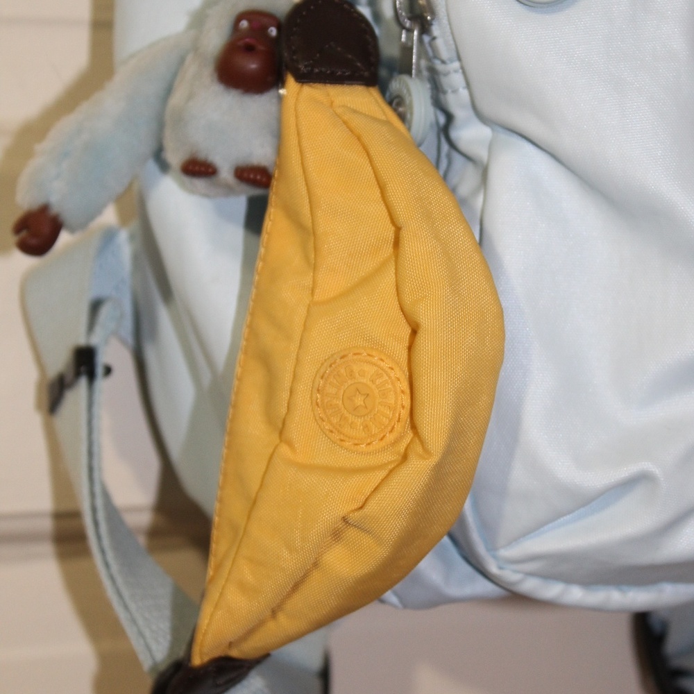 Kipling Banana Pouch Keychain